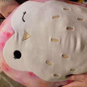 Pink and White Owl Plush Toy